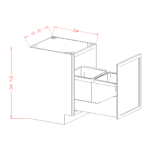 OM-B18TCPO Oxford Mist Base Cabinets - Image 4
