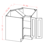 OM-BER36 Oxford Mist Base Cabinets - Image 4