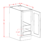 OM-B362RS Oxford Mist Base Cabinets - Image 4