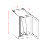 OM-B12FHTD Oxford Mist Base Cabinets - Image 4