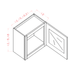 OM-W2118GD Oxford Mist Wall Cabinets - Image 4