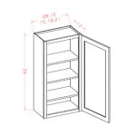 OM-W0942 Oxford Mist Wall Cabinets - Image 4