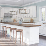 EW-BT9 Thin Shaker EDGELINE WHITE Base Cabinets