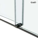 56-61" W x 66" H Frameless Double Sliding Tub Door - Image 6
