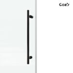Cozy 44"-49"W x 76"H Frameless Single Sliding Shower Door, 3/8" Tempered Glass - Image 5