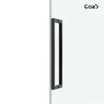 Cozy 44"-49"W x 76"H Frameless Single Sliding Shower Door, 3/8" Tempered Glass - Image 5