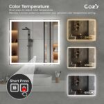 72"x48" LED Mirror, Fornt and Back lit - Image 5