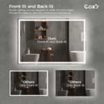72"x48" LED Mirror, Fornt and Back lit - Image 6