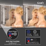 28" x 36" LED Bathroom Vanity Mirror – Wall-Mounted, Dimmable, Anti-Fog, Tempered Glas - Image 2