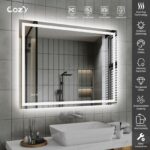 48" x 36" LED Bathroom Vanity Mirror – Wall-Mounted, Dimmable, Anti-Fog, Tempered Glass - Image 6