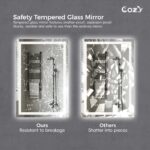 48" x 36" LED Bathroom Vanity Mirror – Wall-Mounted, Dimmable, Anti-Fog, Tempered Glass - Image 11
